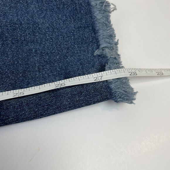 We The Free People NWT High Rise Dark Skinny Jeans Women's Size 24 Raw Fray Hem - Picture 10 of 11